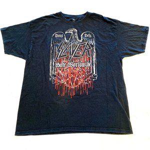 Slayer - Official Concert Tee - Men's Black - Hate Worldwide 2011
